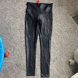 Spanx faux leather leggings